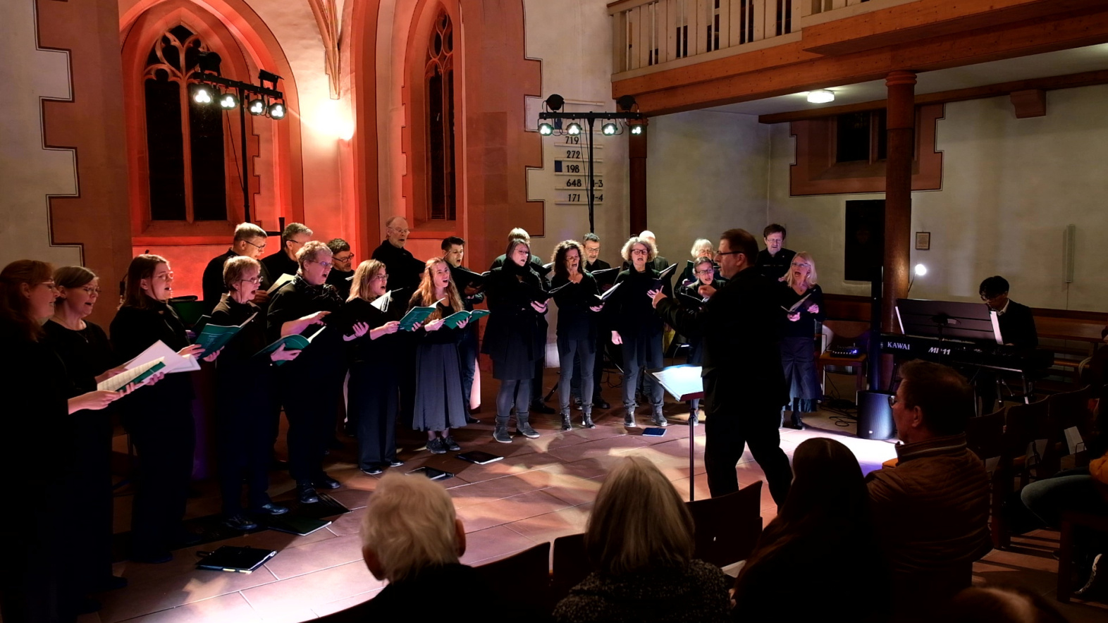 ensembleVocal bem Konzert in der St.Ulrichskirche Neckargemünd